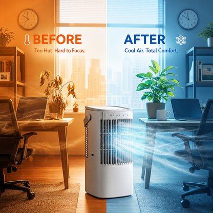 Climatiseur portable 7 couleurs