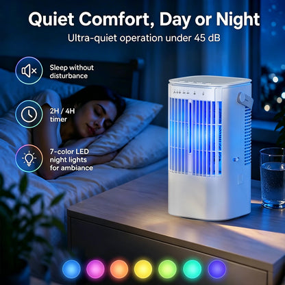 Climatiseur portable 7 couleurs